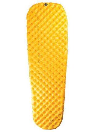 Надувной коврик sea to summit air sprung ultralight mat sts amullas, желтый