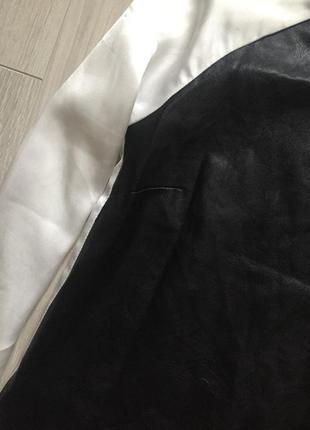 Блузка с кожаными вставками vila2 фото