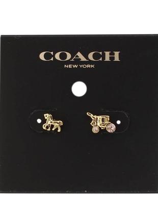 Сережки coach