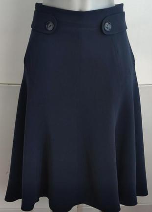 Елегантна спідниця karen millen синього кольору на підкладці3 фото