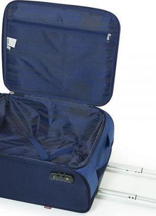 4-колесный тканевый чемодан gabol cloud s, 924986 31 л, синий2 фото