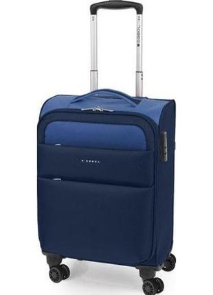 4-колесный тканевый чемодан gabol cloud s, 924986 31 л, синий
