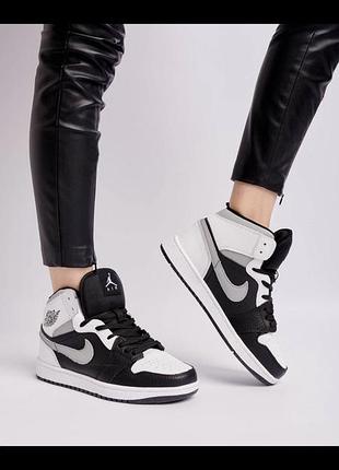 Nike jordan 1 x high gray white