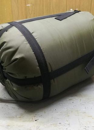 Спальный мешок демисозон(t -10 °c), в чехле олива и woodland mil-tec германия3 фото