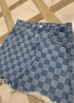 Джинсова спідниця cropp