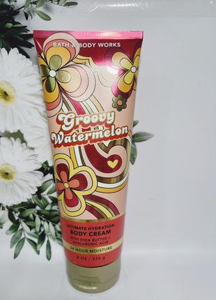 Крем для тела groovy watermelon от gingham bath and body