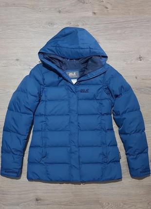 Женский пуховик куртка jack wolfskin helium down coat1 фото