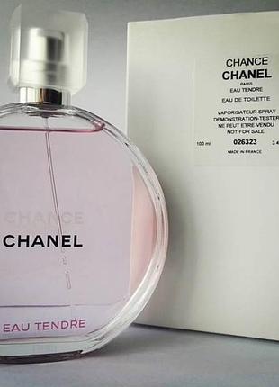 Chanel chance eau tendre, 100 мл, оригинал(лазерный батч код)