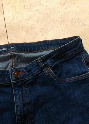 Стильные джинсовые шорты бриджи бермуды с высокой талией c&a, 16 pазмер.4 фото