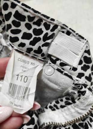 Крутые леопардовые брюки-леггинсы для девочки 5-6р.4 фото