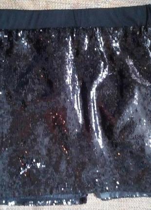 Супер юбка в пайетках next 6