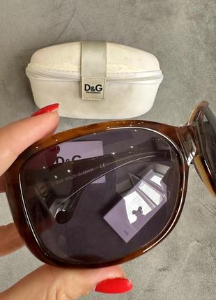 Женские солнцезащитные очки dolce & gabbana оригинал! d&g 30033 фото