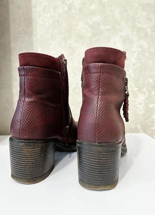 Ботинки женские 35-36, обувь на каблуке3 фото