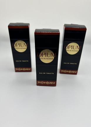 Винтажная туалетная вода yves saint laurent opium pour homme