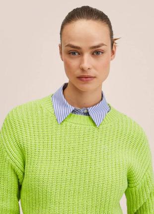 Свитер, светр, вʼязаний светр, светр укорочений яскравий, свитер яркий5 фото