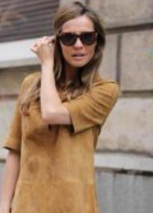 Платье под замш