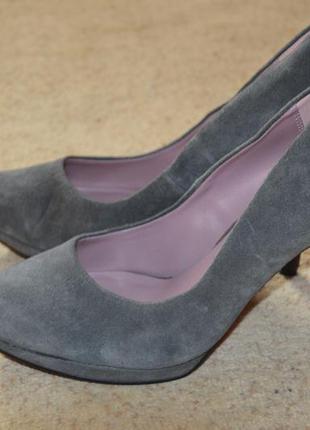 Жіночі замшеві туфлі smh shoes unlimited розмір 39, женские туфли