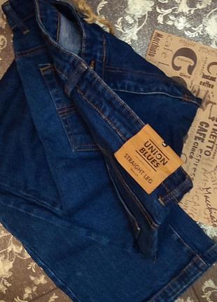 W34/l29 брендові джинси чоловічі 34 29 нові джинс джинсы распрог темно сині2 фото