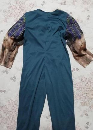 Карнавальный  костюм оборотня зомби лешего 3d принт на  5-6лет3 фото