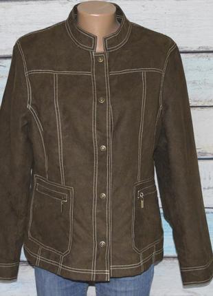 Новая ветровка biaggini. новый жакет, пиджак, ткань под замш, дубляж. замшевый, замшевая. куртка,