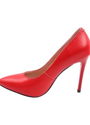 Туфли женские erisses красные натуральная кожа, 342 фото