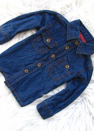 Качественная и стильная джинсовая рубашка early days primark