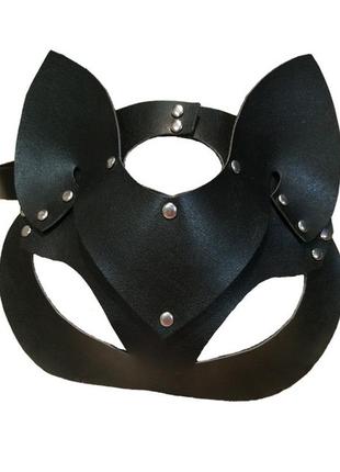 Маска кошки. маска для эротических игр, для карнавала, для хэллоуина1 фото