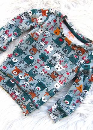 Світшот кофта светр hema новорічний светр олень новий рік