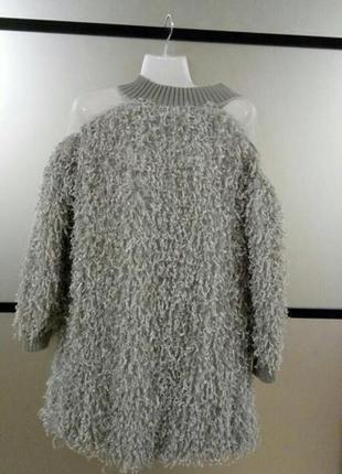 Распродажа! стильное серое объемное платье травка oversize.2 фото