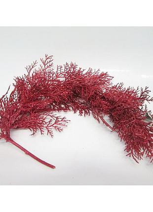 Гарний декор ялинова гілка ялинка ялинка ялинка пластик червоний прикраса свято