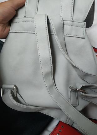 Жіночі сумки, сірий рюкзак4 фото