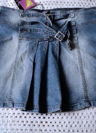 Коротка джинсова спідничка від dlf!