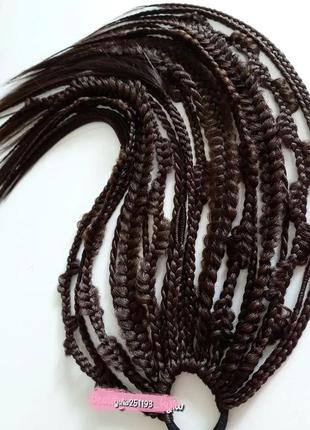Афрорезинка косички на резинке резинка с косичками афрокосички канекалон