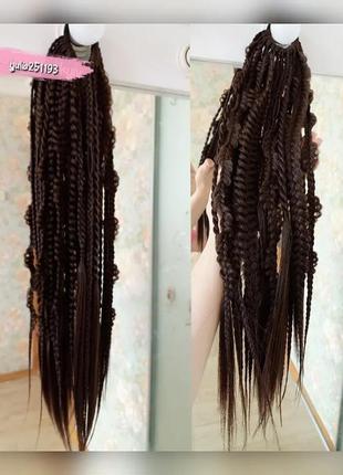 Афрорезинка косички на резинке резинка с косичками афрокосички канекалон