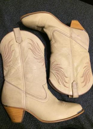 Dingo ковбойські чоботи в західному стилі вестерн вінтаж 24-24.5 см