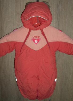 Фирменный комбинезон kiko очень теплый рост 74 см