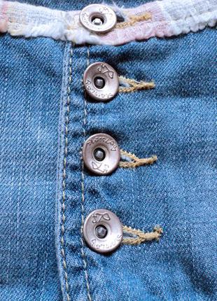 Короткая джинсовая юбка от dlf!  турция.100% хлопок4 фото