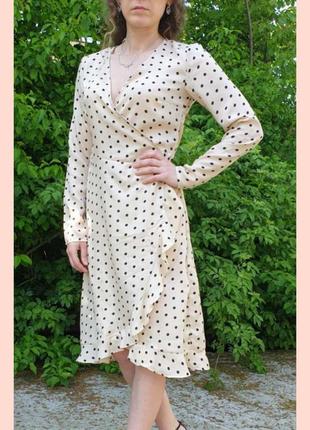 Платье в горошек vila