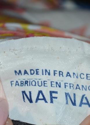 Французское платье naf naf с цветами10 фото