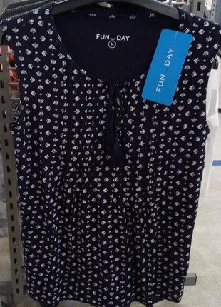 Блузка синяя размер 46-52