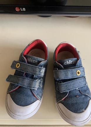Мокасины джинсовые chicco