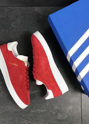Кросівки чоловічі червоні adidas topanga / шикарні спортивні кросівки адідас для бігу в активного відпочинку / топові кросівки для міста