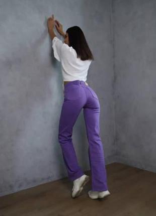 Жіночі джинси палаццо 104/ мр 120 широкі кльош  (38,40,42 розміри)