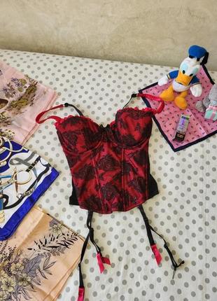 Шикарний корсет з підтяжками 32д