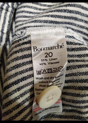 Классные укороченные брючки лён - коттон от bonmarche6 фото