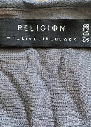 Нова бохо блуза сорочка religion in live in black s 10(38)2 фото