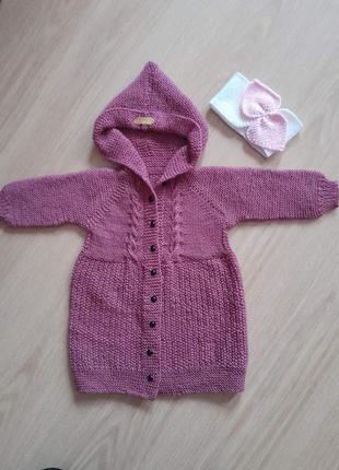 Кардиган-пальто на 18-24месяца