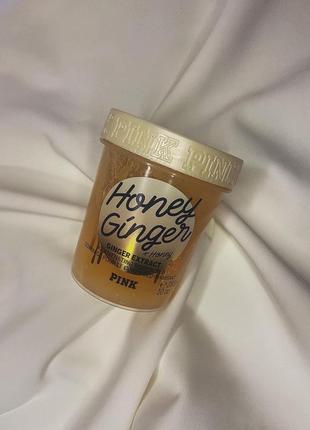 Скраб honey ginger victoria's secret pink body scrub💕