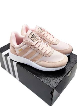 Жіночі кросівки adidas iniki рожеві