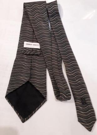 Винтажный  100% шелк  италия галстук от giorgio Python armani